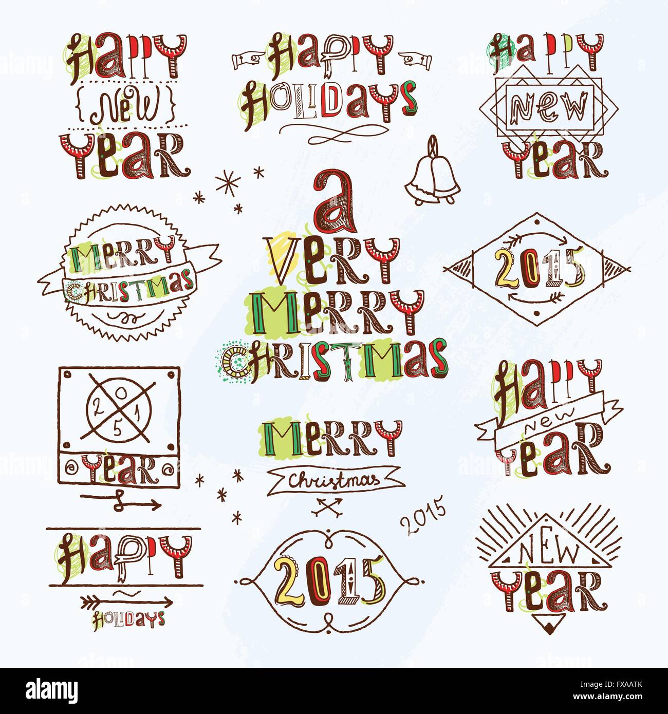 Design banner merry christmas Stock Vector Images - Alamy