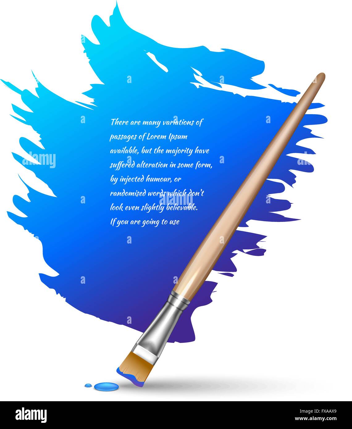 Paint brush background Stock Vector Image & Art Alamy