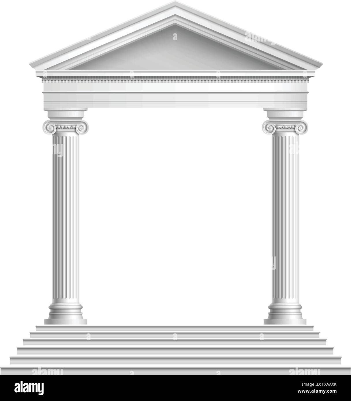 Royal colonnade Stock Vector Images Alamy