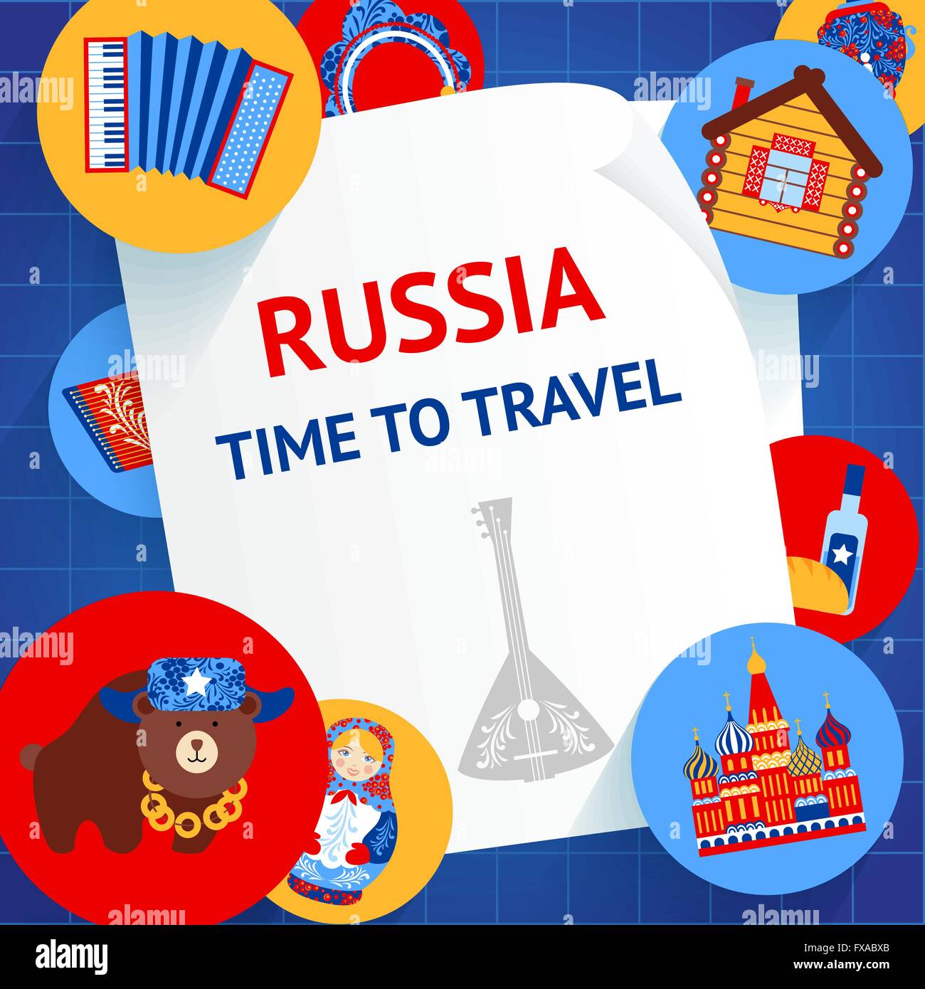 Russia background template Stock Vector Image & Art - Alamy