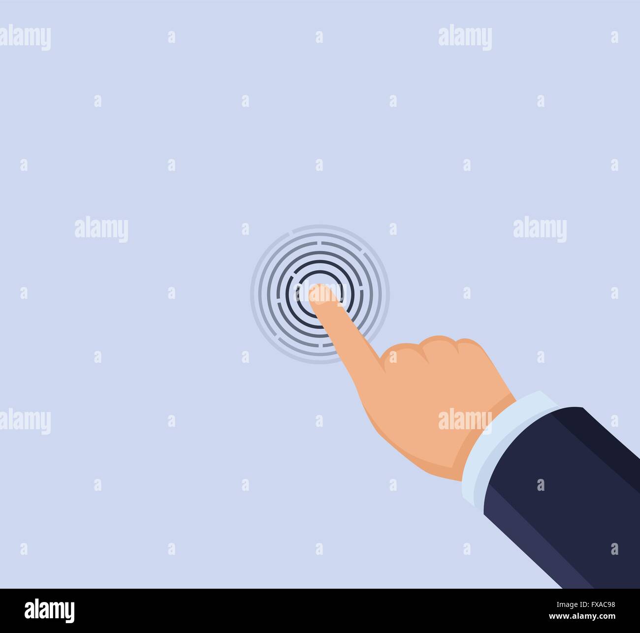 Hand touch screen Stock Vector Image & Art - Alamy