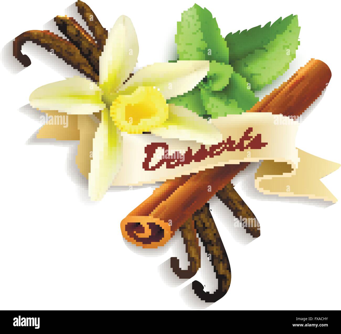 Spice ribbon badge Stock Vector Image & Art Alamy