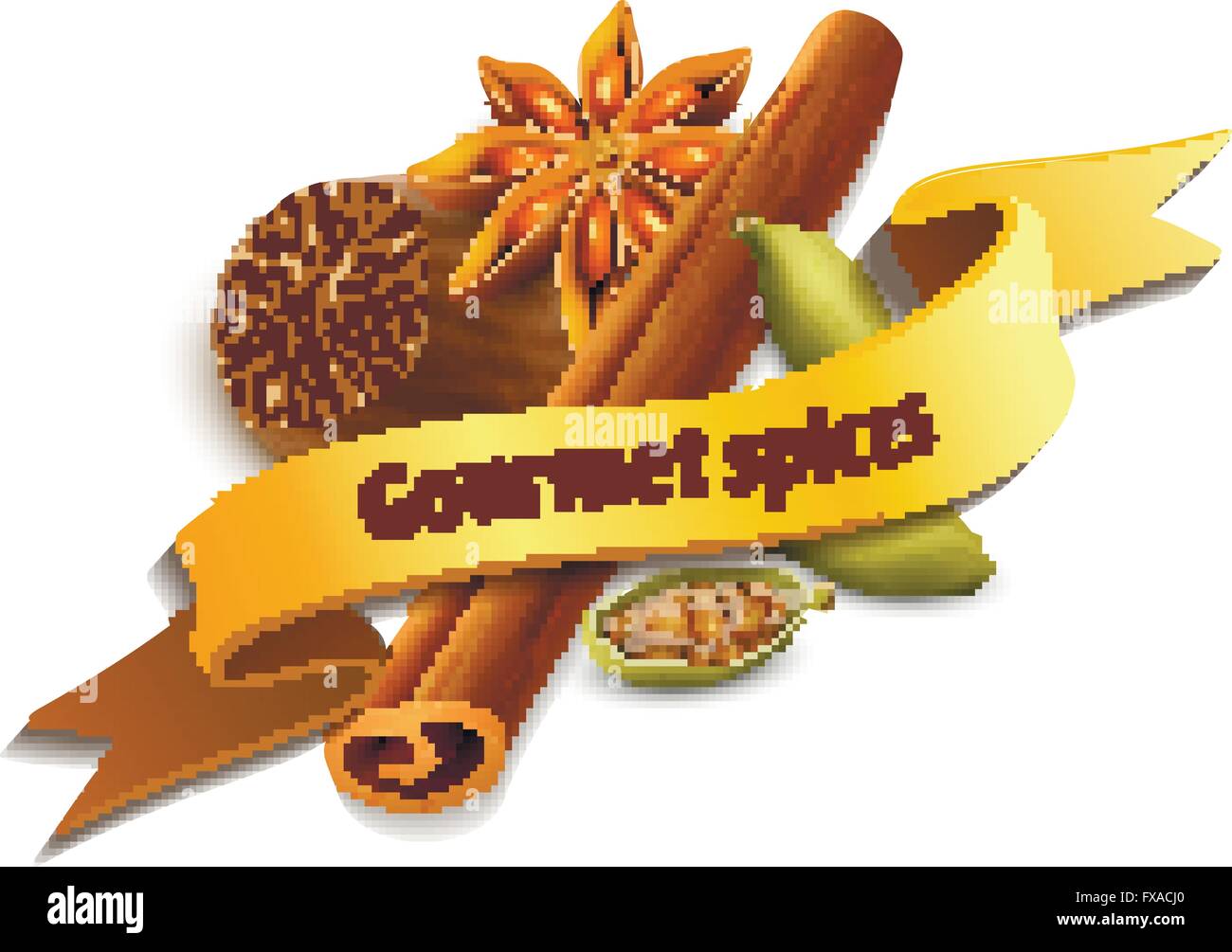 Spice ribbon badge Stock Vector Image & Art Alamy