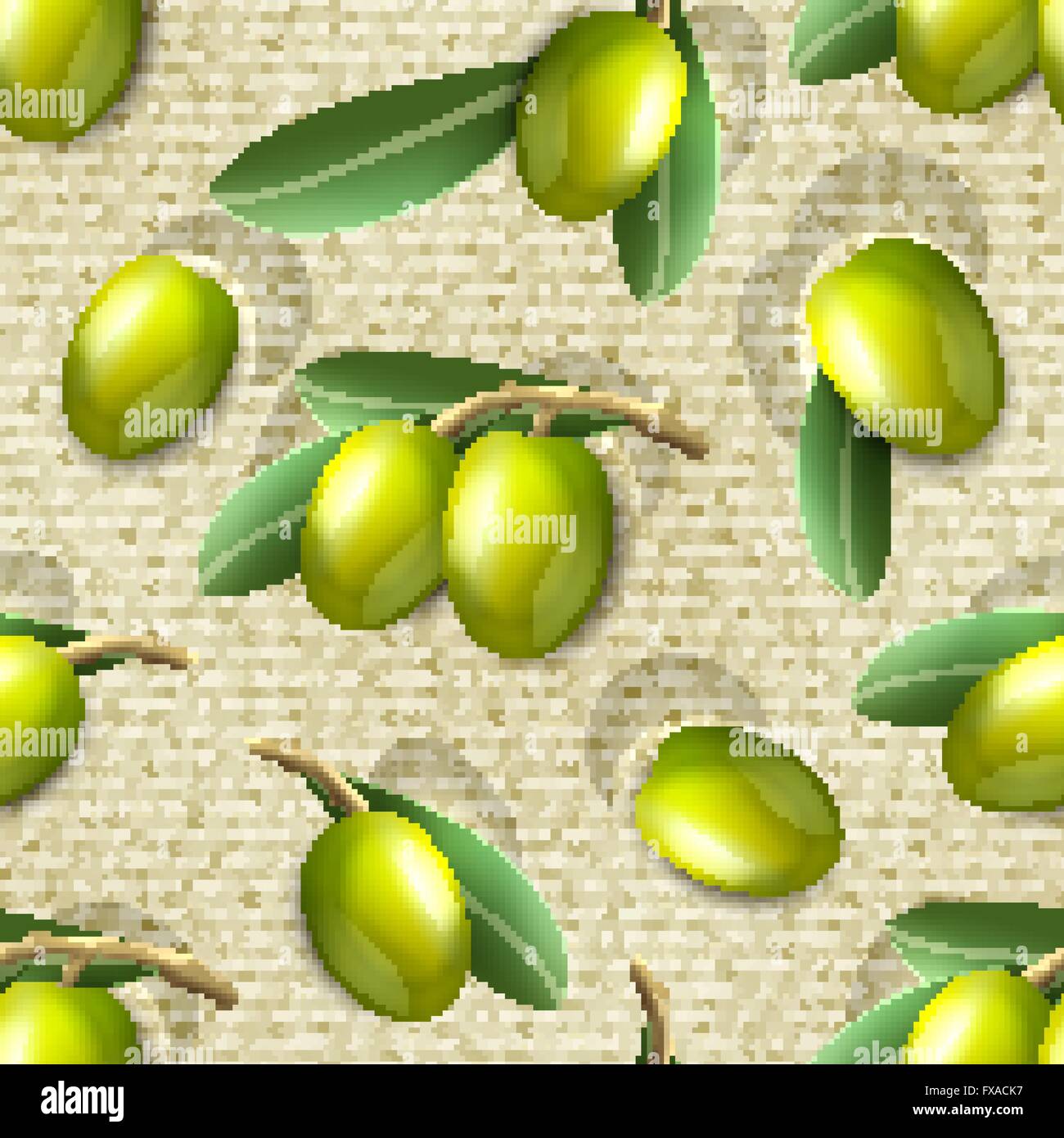 Olive seamless pattern Stock Vector Image & Art - Alamy