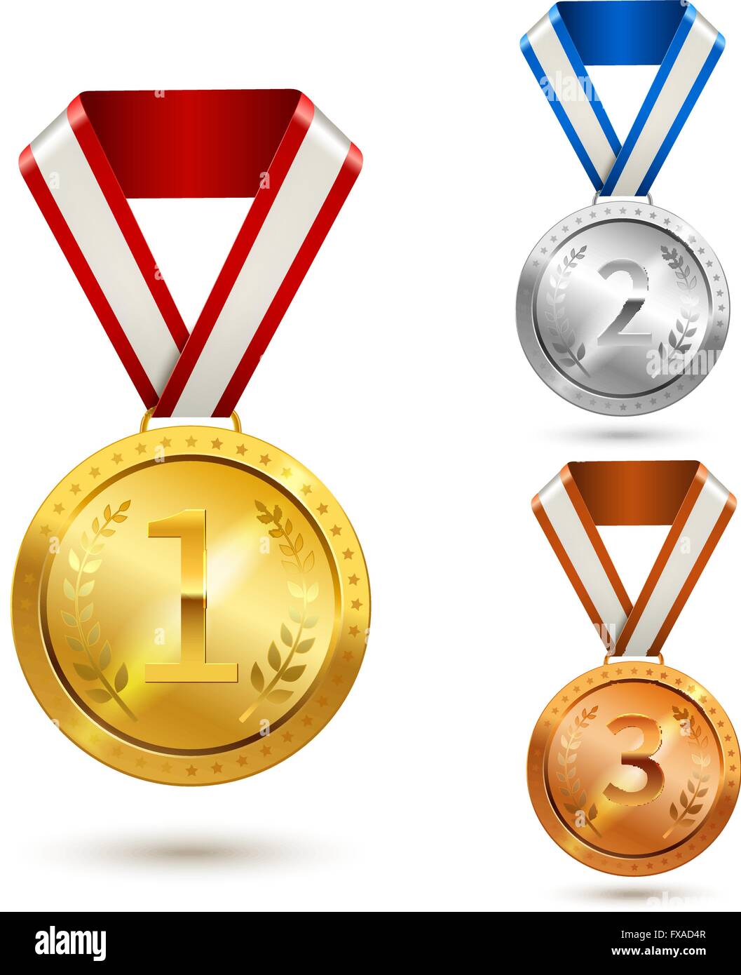 Award medals set Stock Vector Image & Art - Alamy