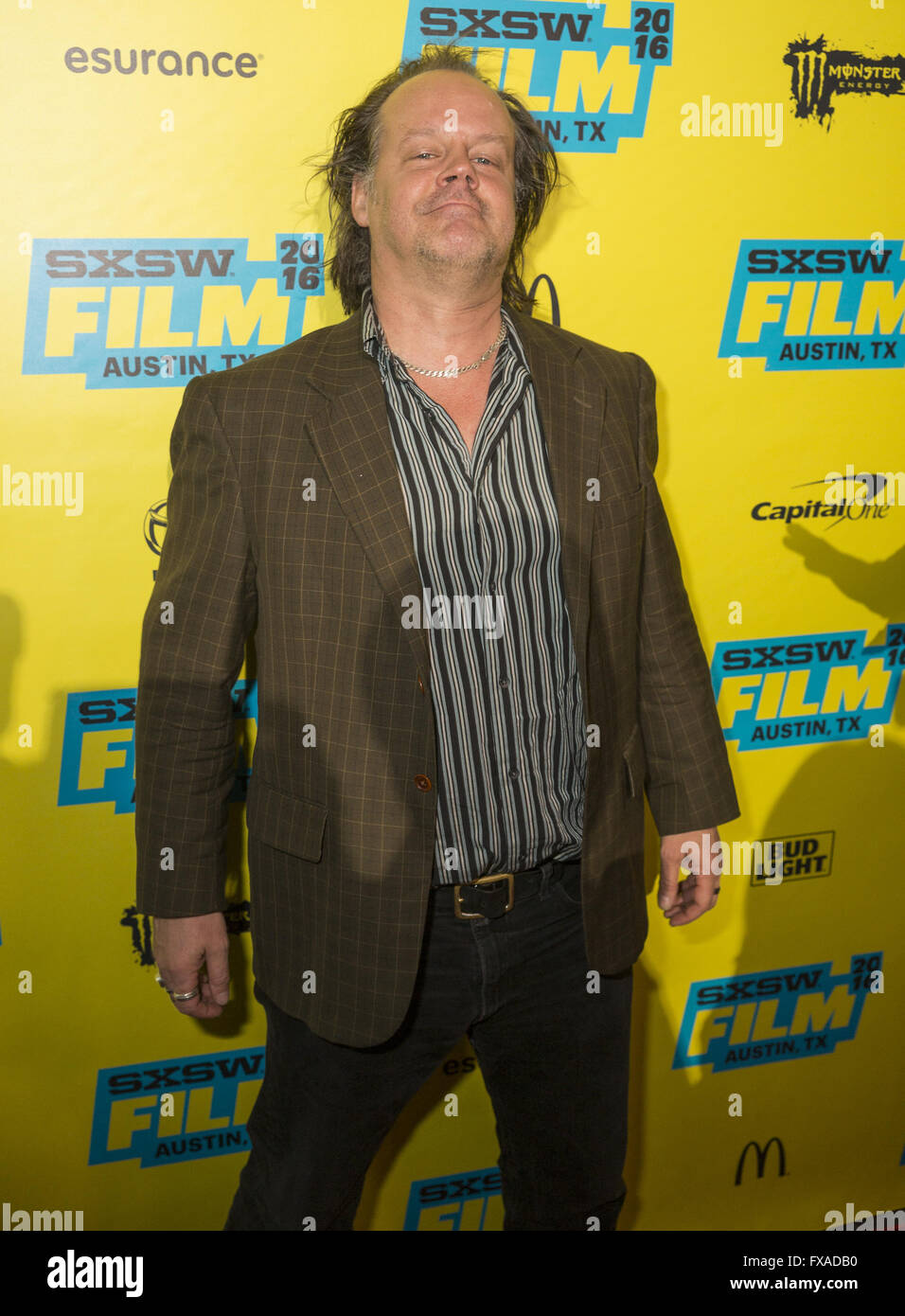 The SXSW Film Conference and Festival (South By Southwest) - 'In A Valley of Violence' - Premiere  Featuring: Larry Fessenden Where: Austin, Texas, United States When: 12 Mar 2016 Stock Photo