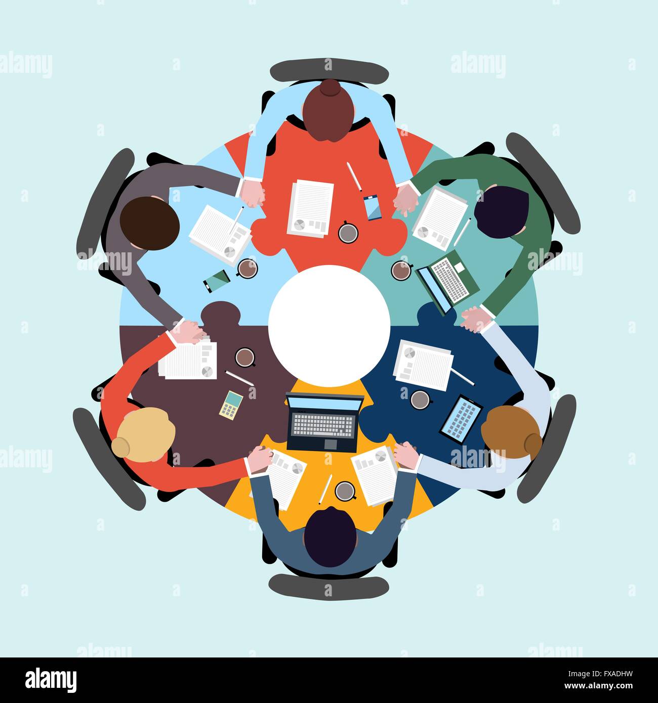 Business teamwork concept Stock Vector Image & Art - Alamy