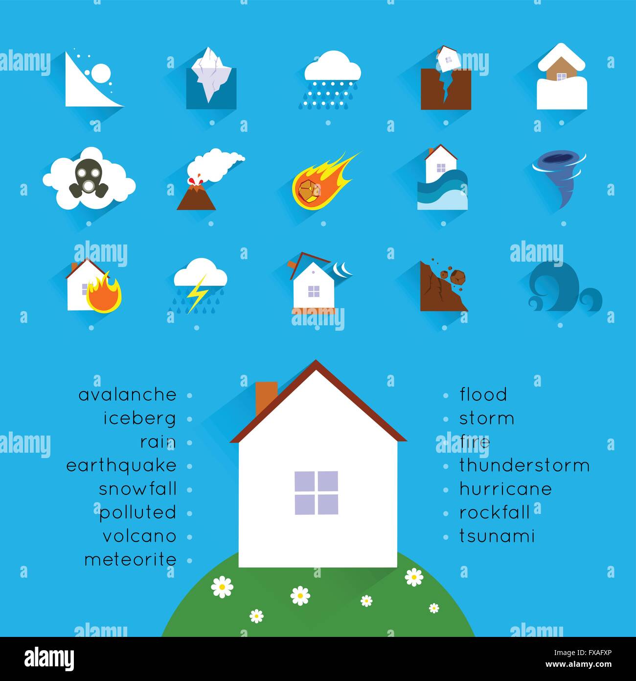 Natural disaster concept Stock Vector Image & Art Alamy