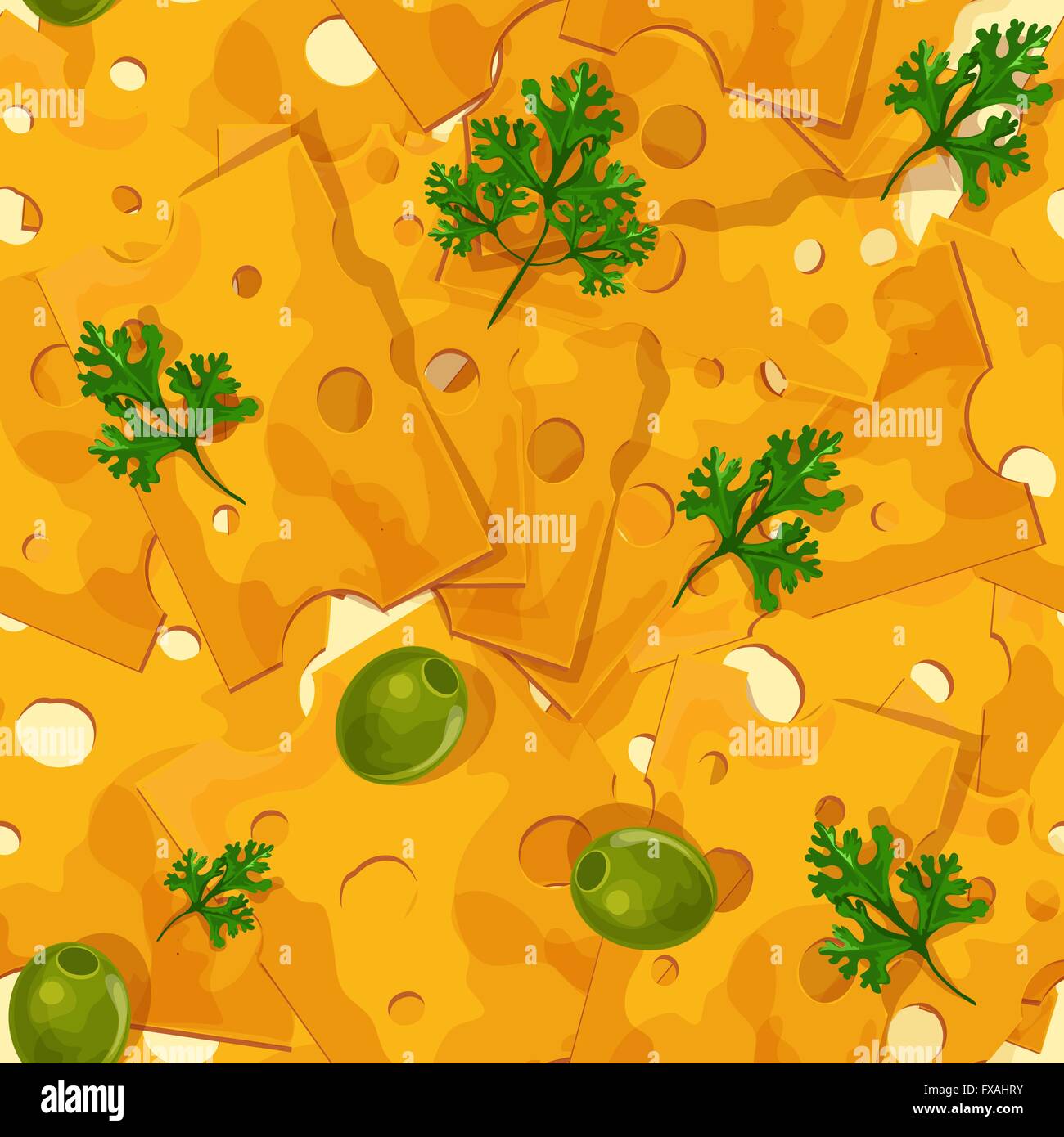 Cheese seamless background Stock Vector Images - Alamy