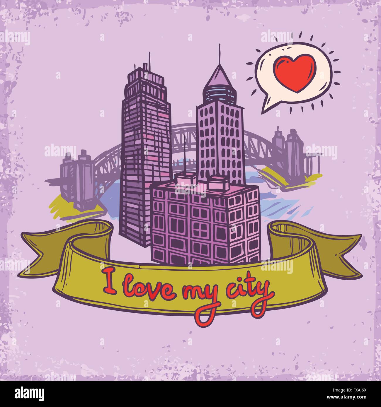 Sketch city background Stock Vector Image & Art - Alamy