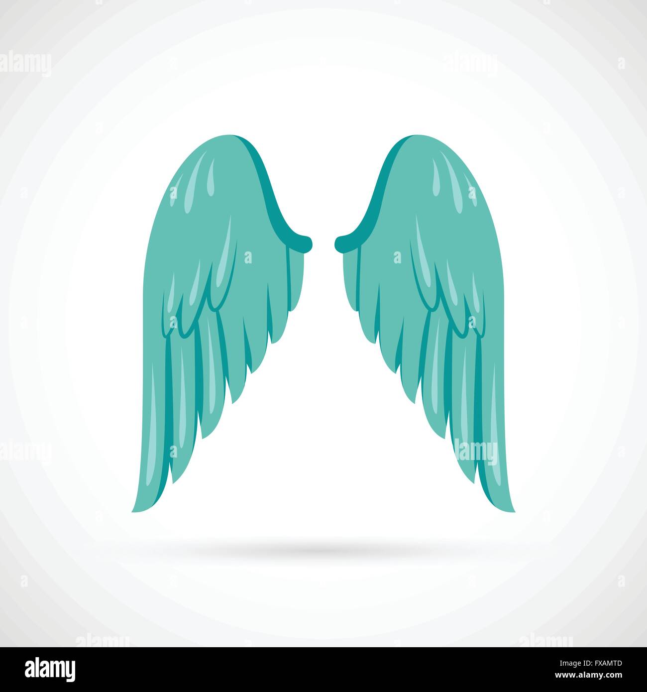 Wing Icon Flat Stock Vector Image & Art - Alamy