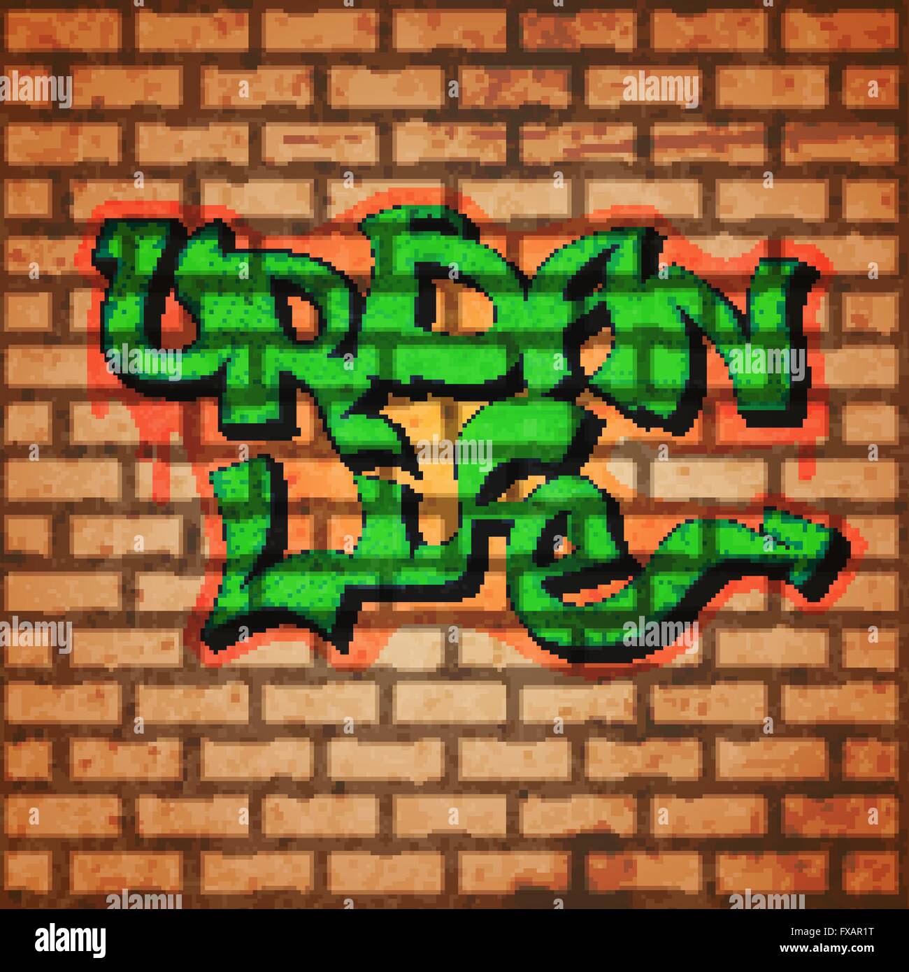 Graffiti wall background Stock Vector Image & Art - Alamy