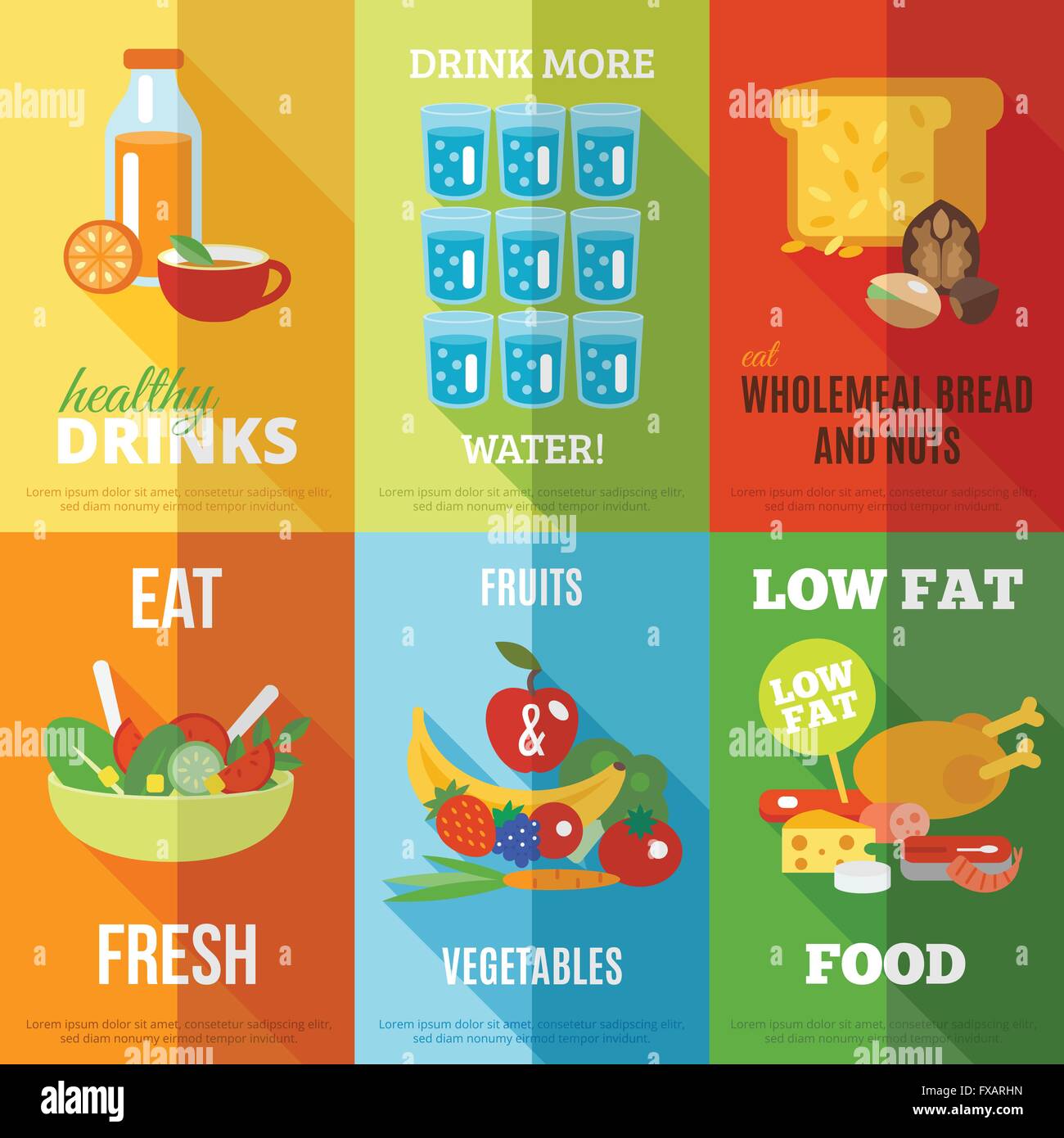 Healthy Eating Poster High Resolution Stock Photography And Images Alamy