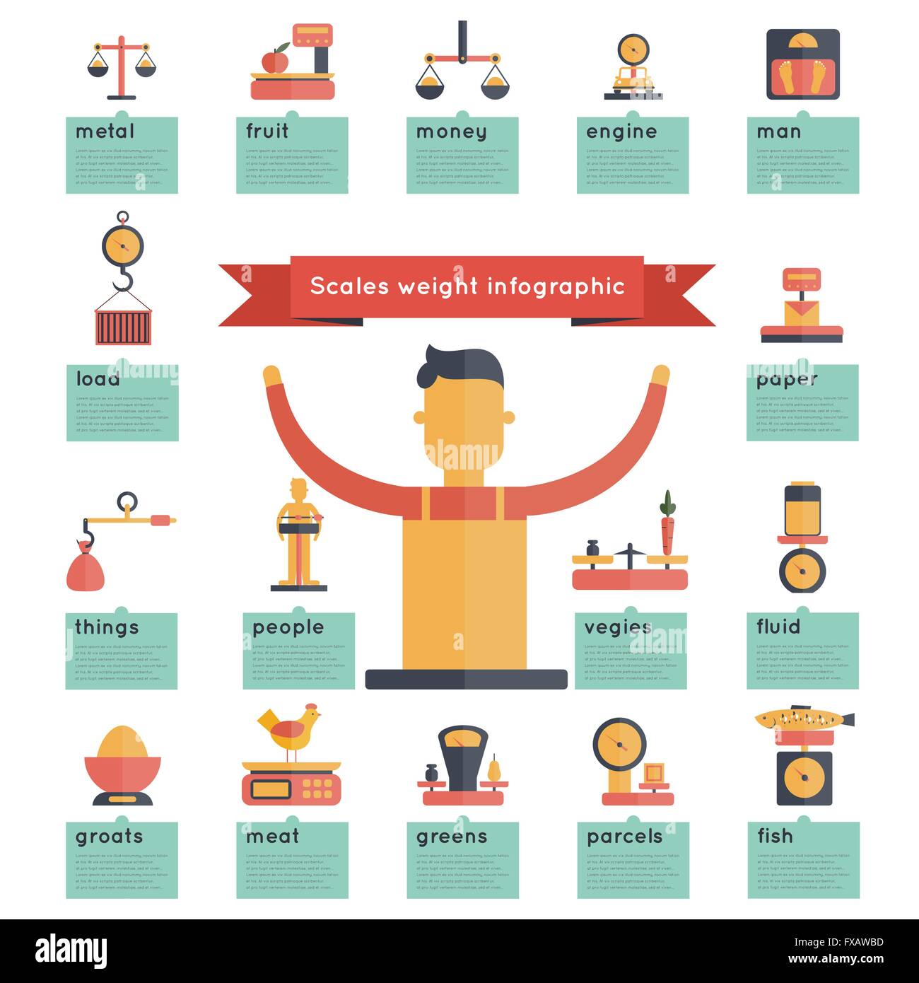 Scales Weight Infographics Stock Vector Image & Art Alamy