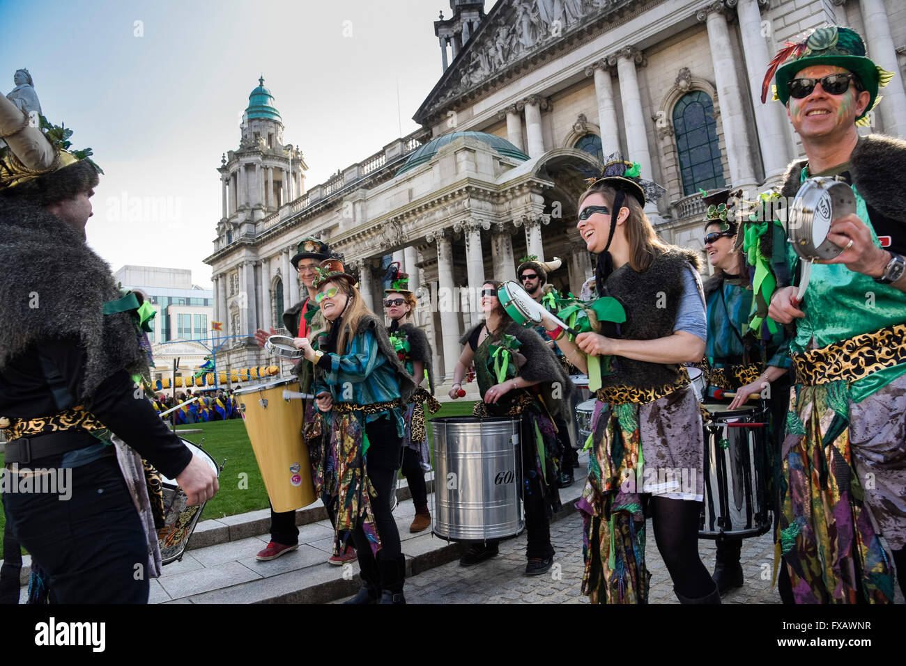 St. Patrick's Day Parade Belfast Northern Ireland Stock Photo Alamy