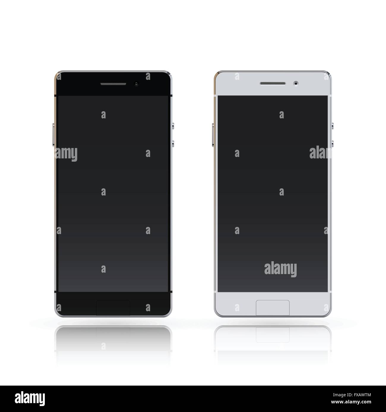 Smartphone Black And White Stock Vector Image & Art Alamy