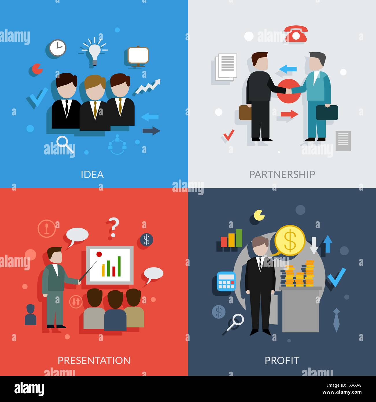 Business People Set Stock Vector Image & Art - Alamy
