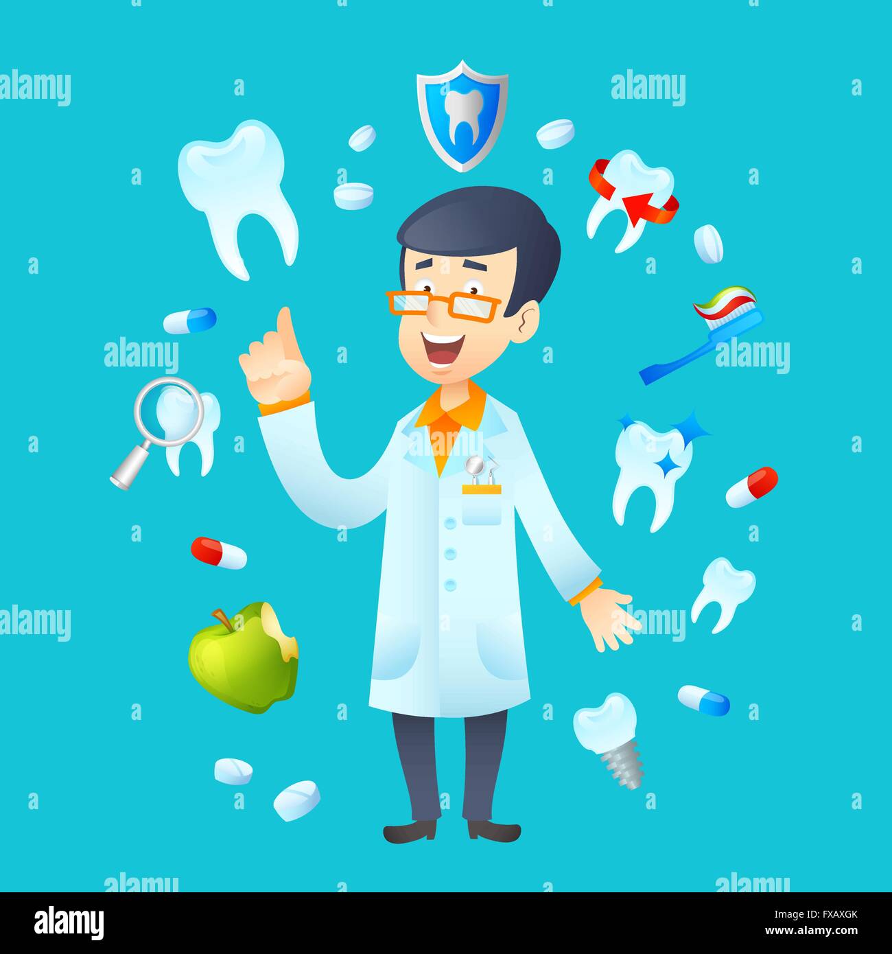 Dentistry Concept Illustration Stock Vector Image & Art - Alamy