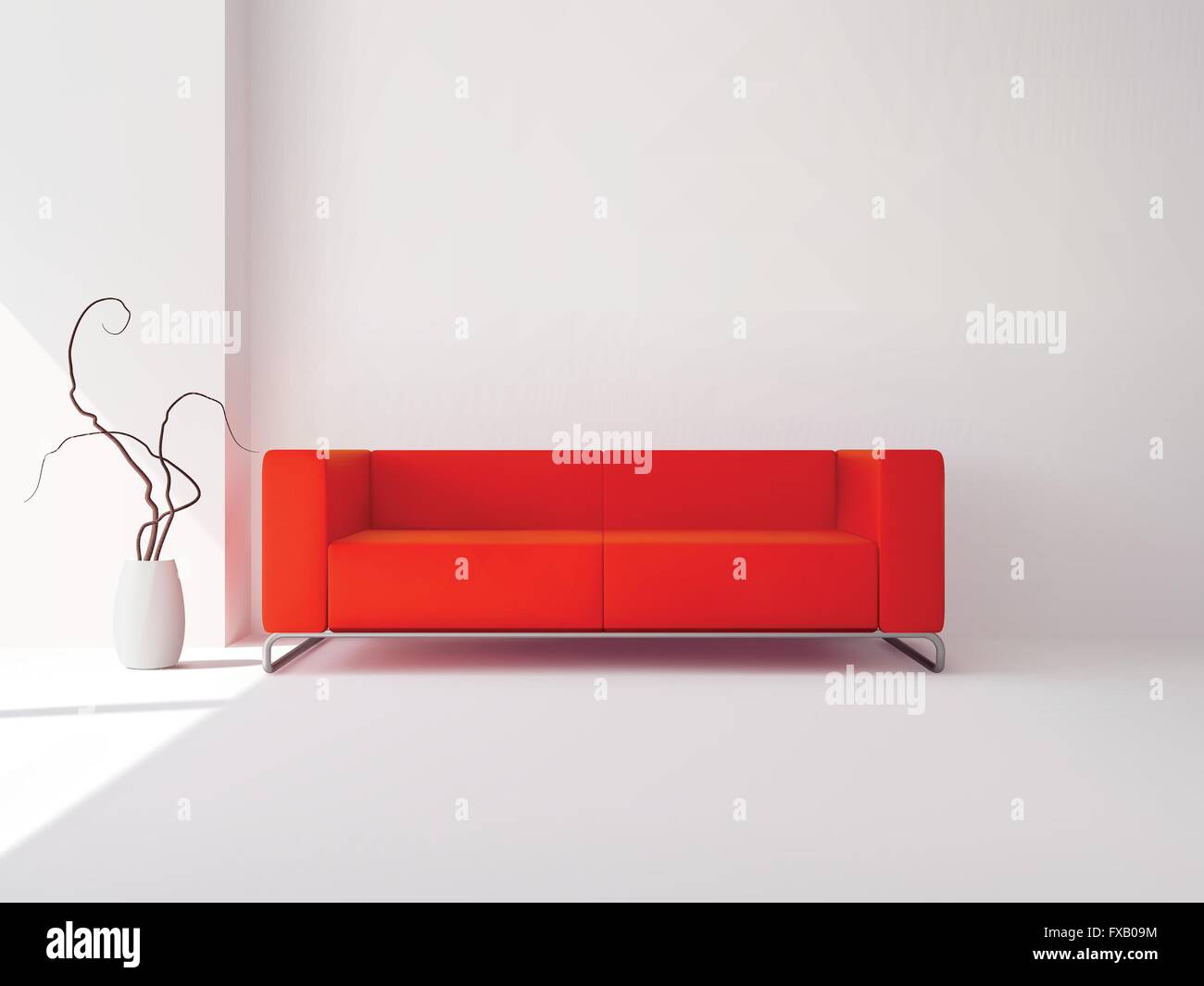 Living Room Interior Stock Vector Image & Art - Alamy