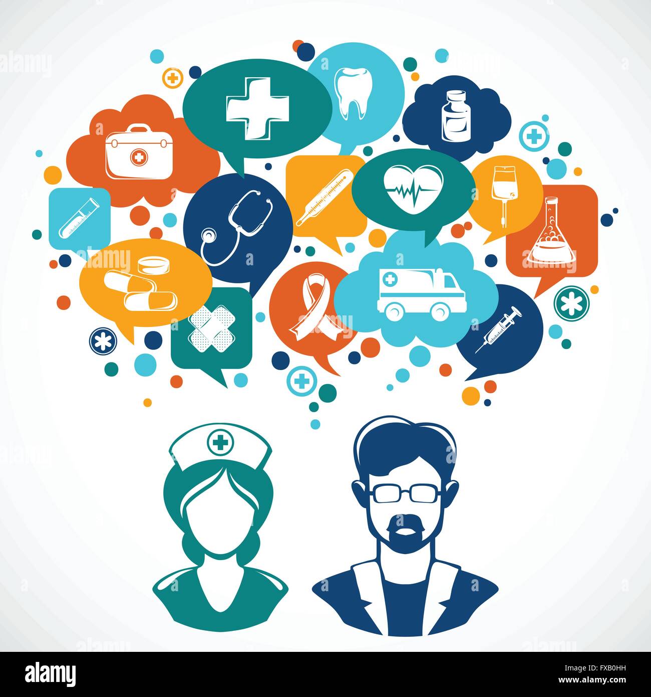Medicine Concept Illustration Stock Vector Image & Art - Alamy