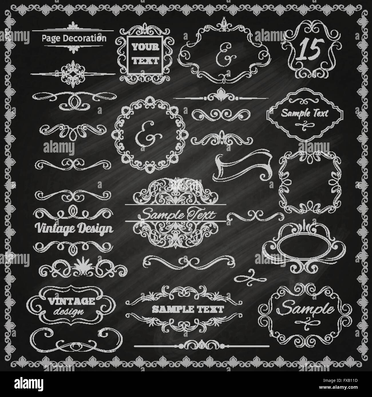 Calligraphic Album High Resolution Stock Photography and Images - Alamy