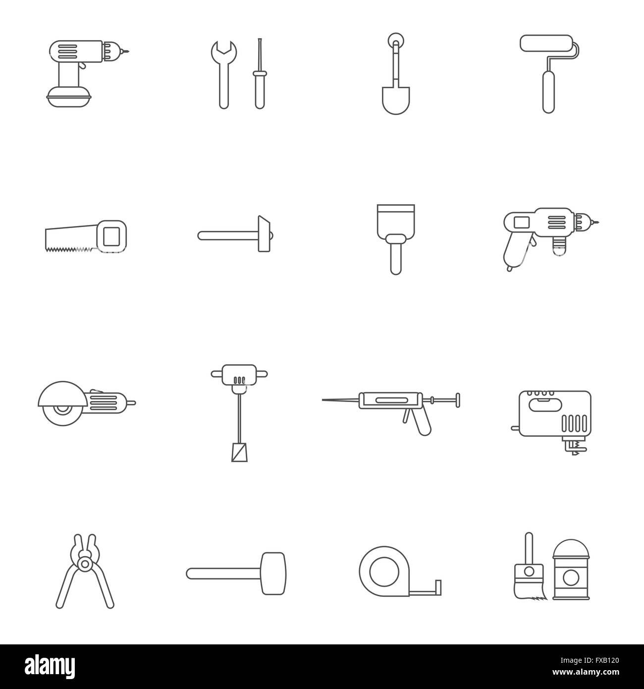 Home improvement repair Black and White Stock Photos Images Alamy