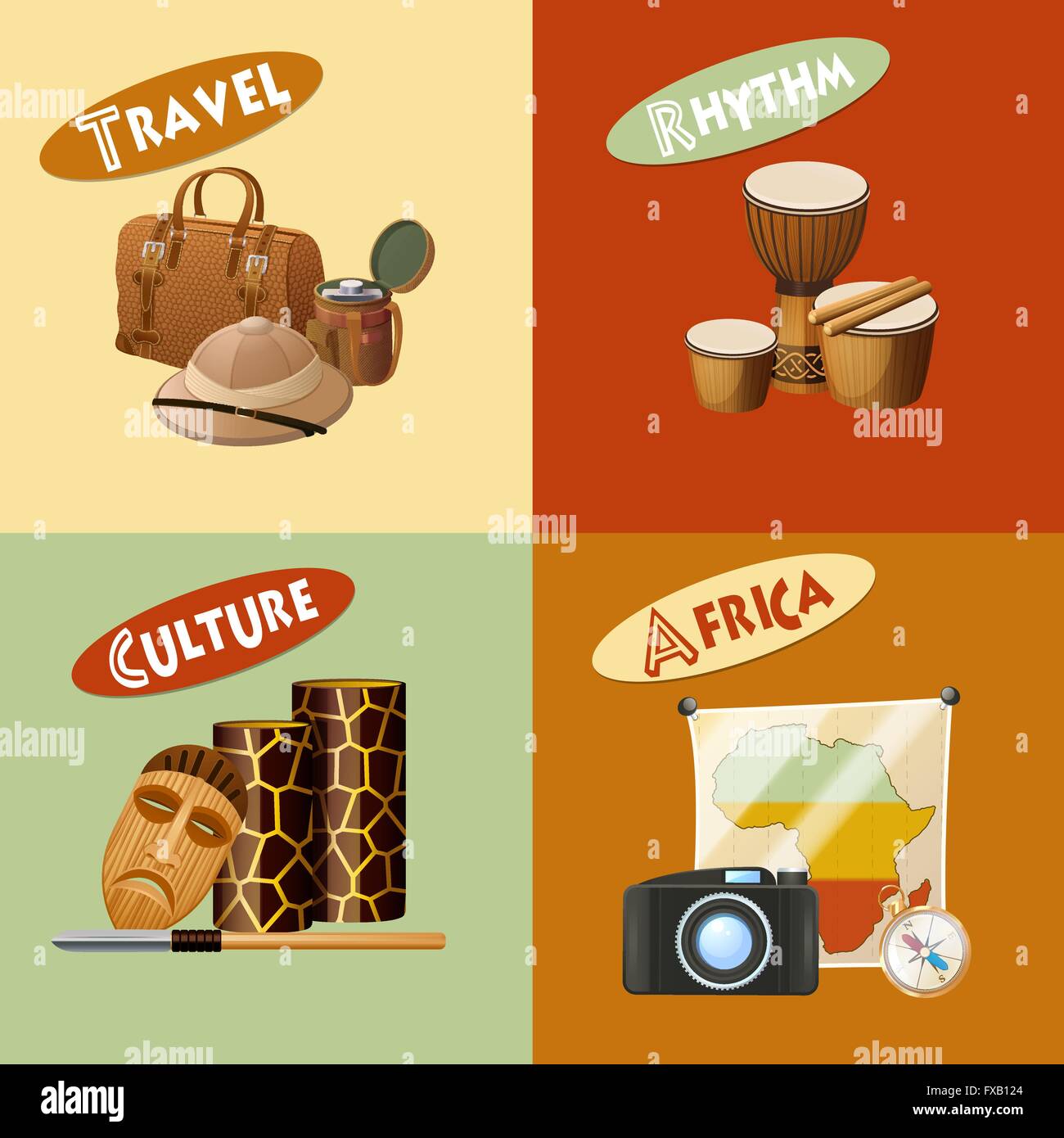 African Design Concept Stock Vector Image Art Alamy
