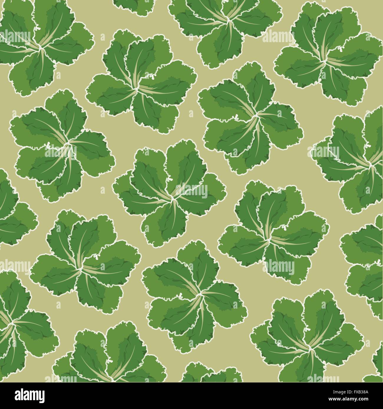 Fresh salad seamless pattern Stock Vector Images - Alamy