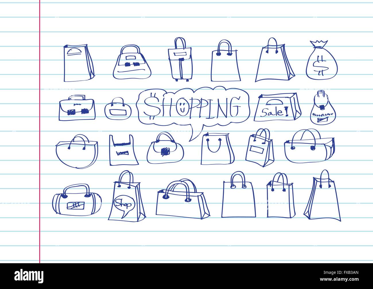Hand doodle Business icon set idea design Stock Vector Image & Art - Alamy