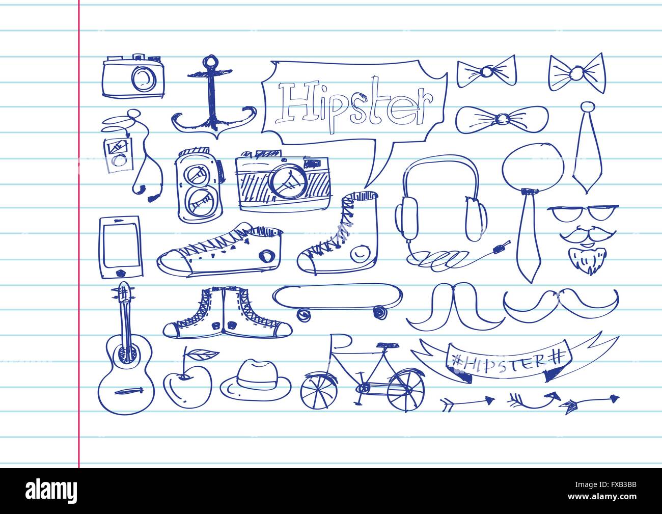 Hand doodle Business icon set idea design Stock Vector Image & Art - Alamy