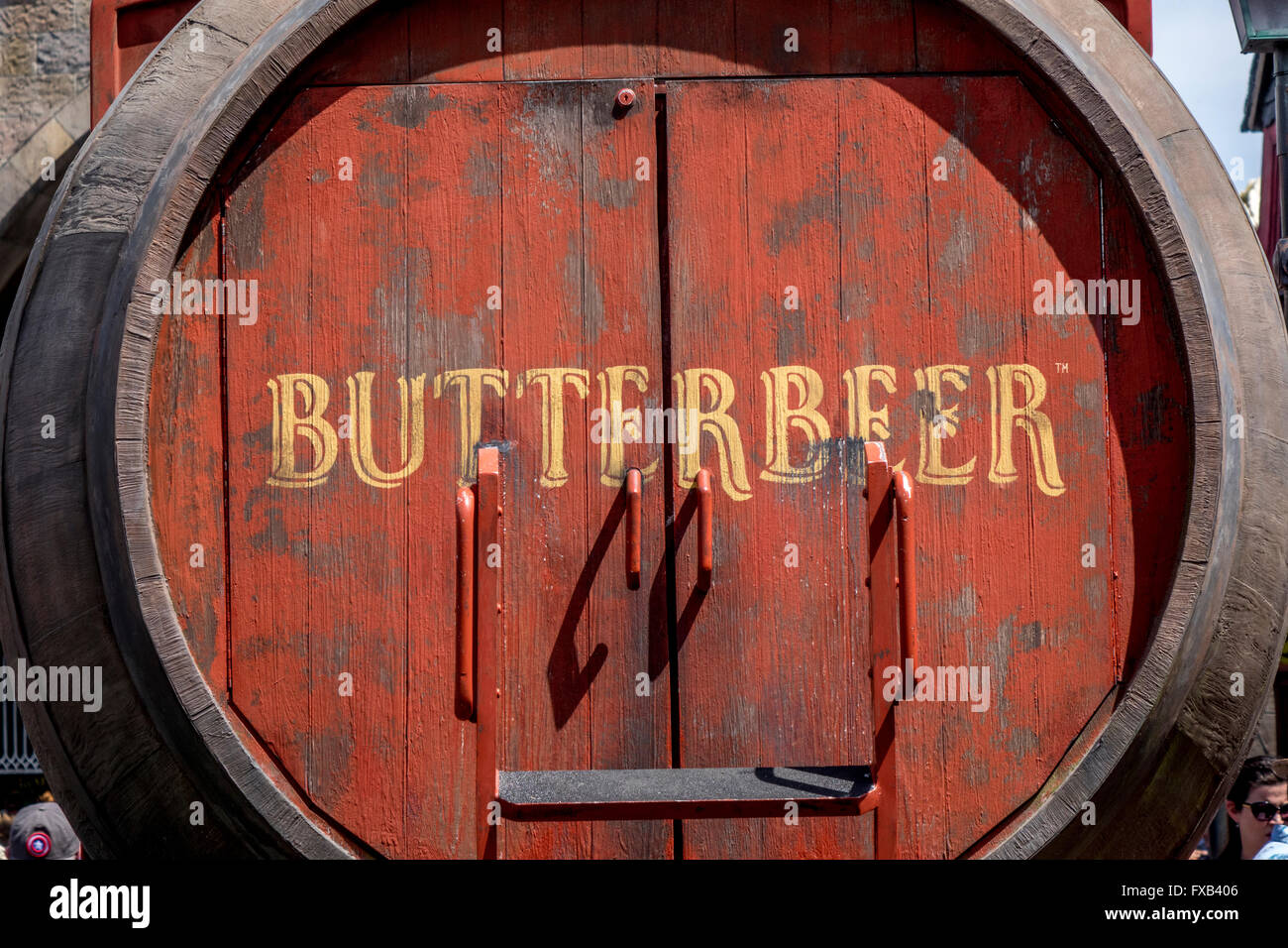 Butterbeer Barrel Selling The Famous Drink From The Wizarding World Of