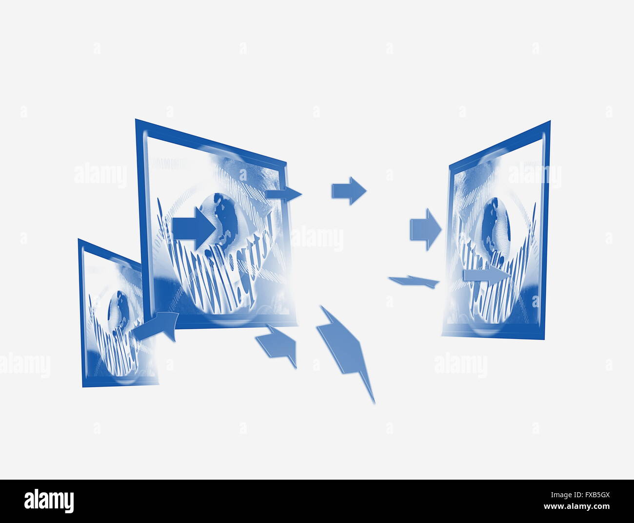 Communication and television Stock Photo Alamy