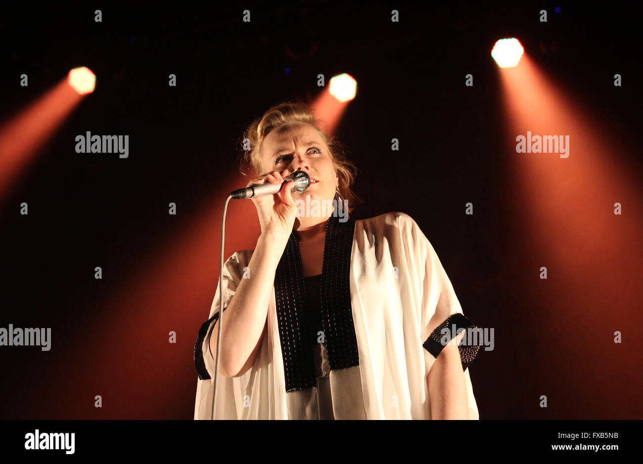 Singer Ane Brun performs in Prague Stock Photo - Alamy