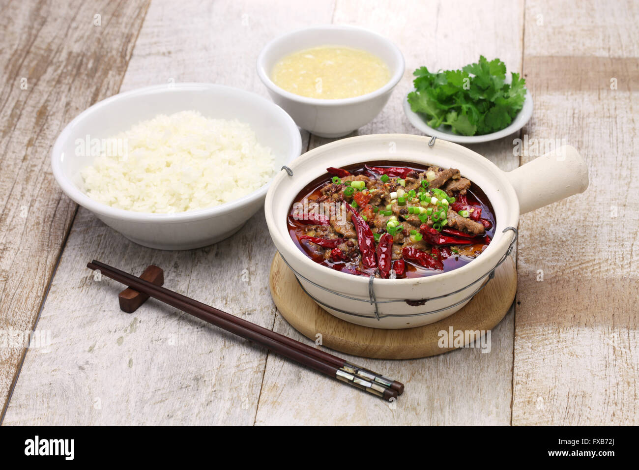 Chinese hot pot of beef hires stock photography and images Alamy