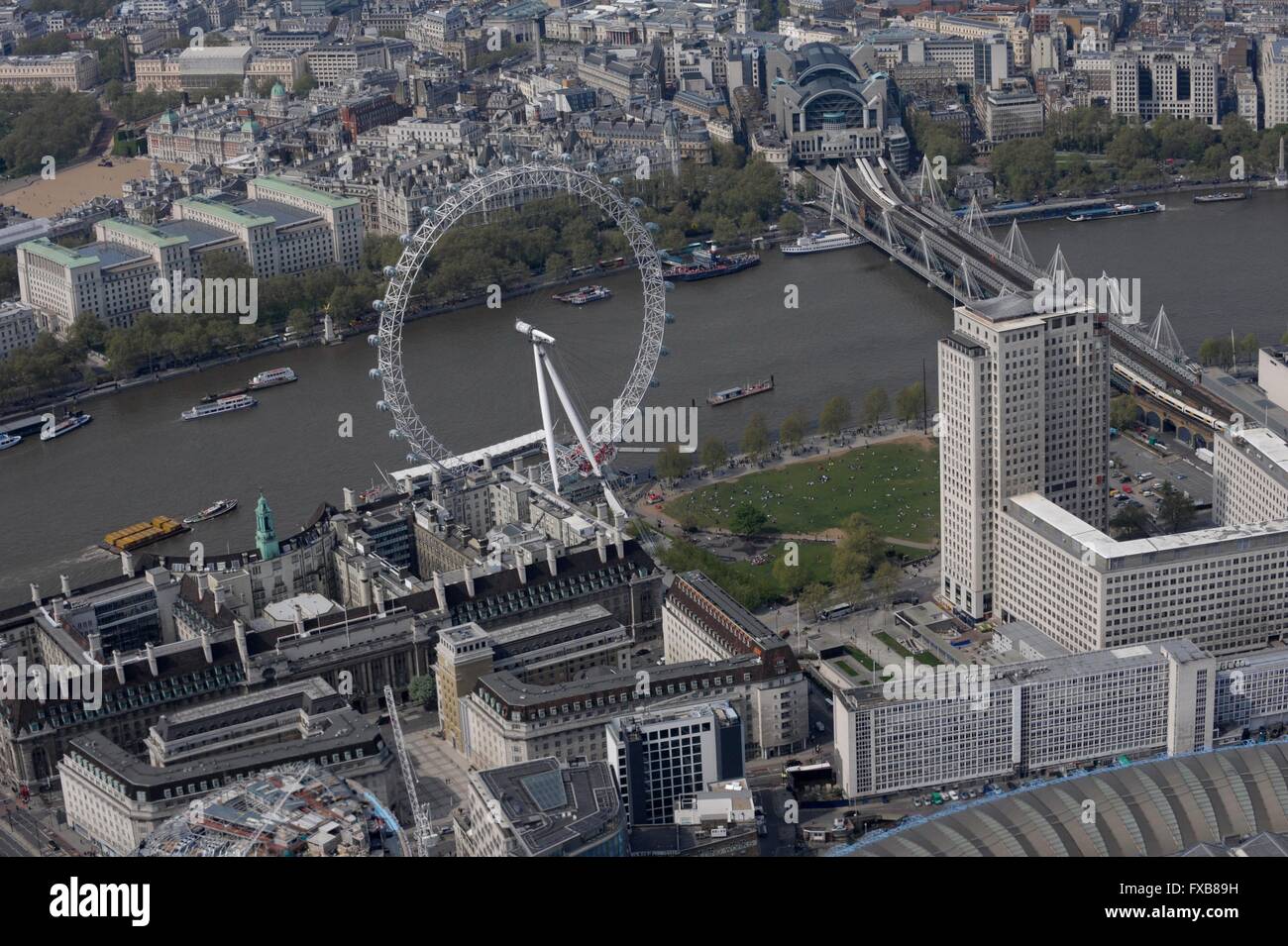 London Eye, 360 degree views of london Stock Photo - Alamy