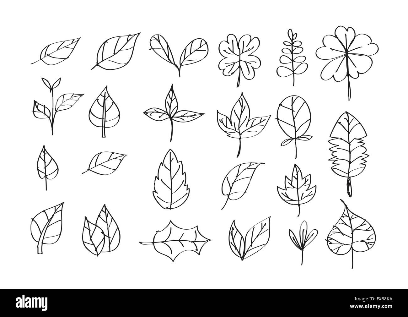 Leaf icon idea design Stock Vector Image & Art - Alamy