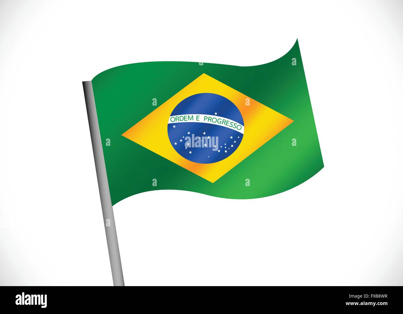 Brazil flag theme idea design Stock Vector Image & Art - Alamy