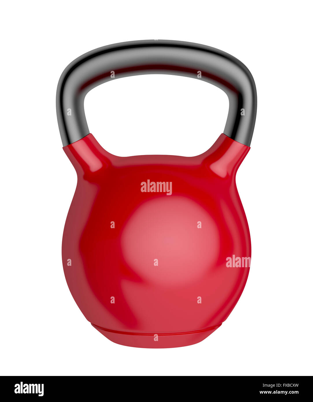 Kettlebell isolated on white background Stock Photo - Alamy