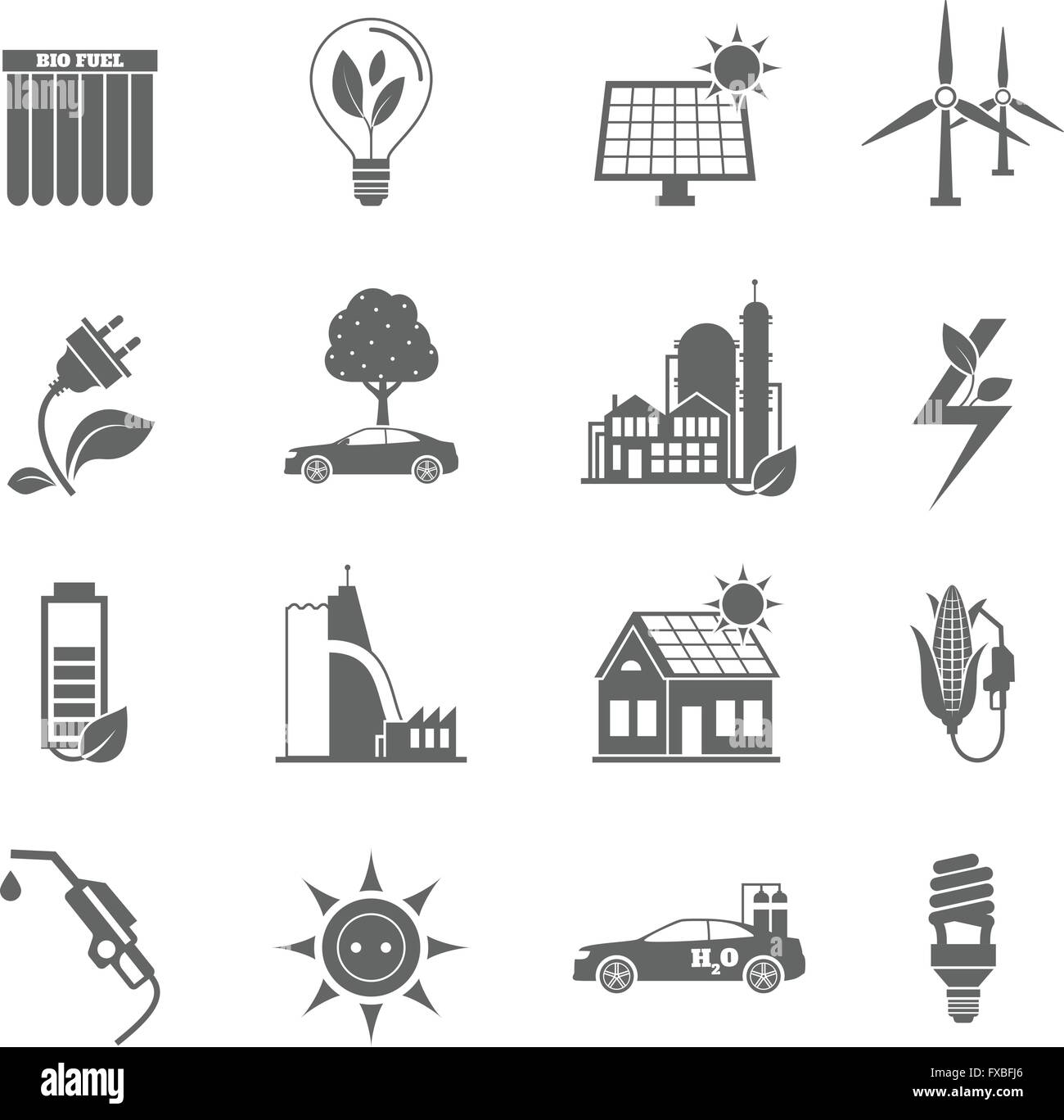 Eco Energy Icon Stock Vector Image & Art - Alamy