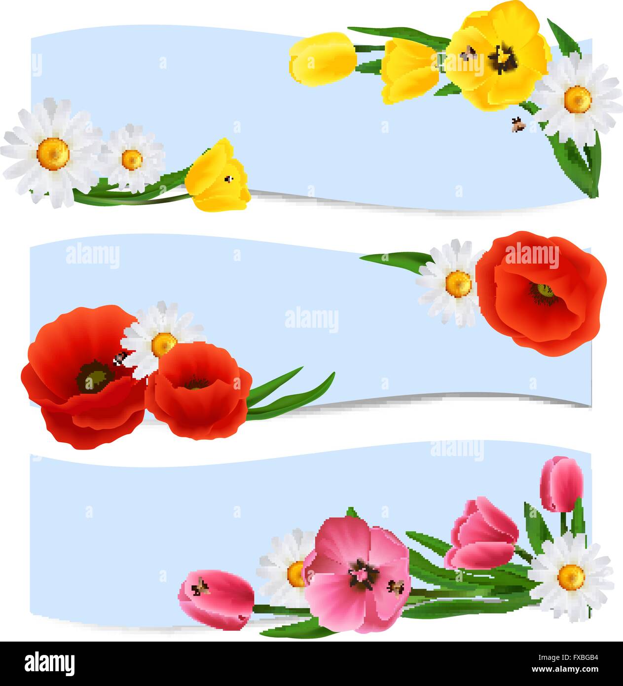 Floral Banners Horizontal Stock Vector Image & Art - Alamy