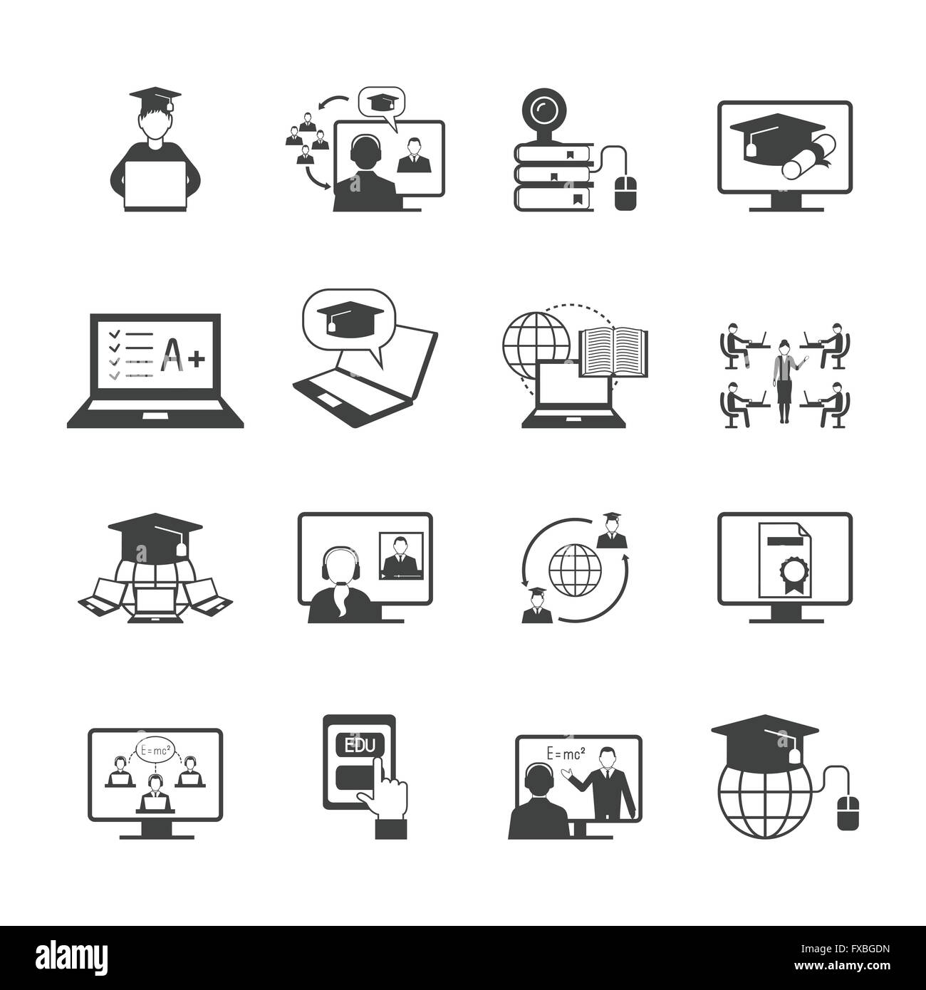 Training - Free education icons