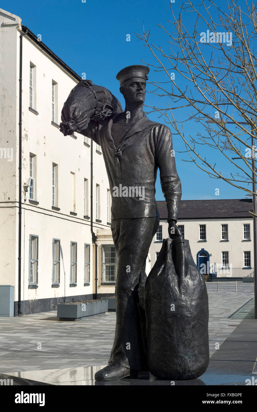 Ebrington Square, Derry City, Northern Ireland Stock Photo