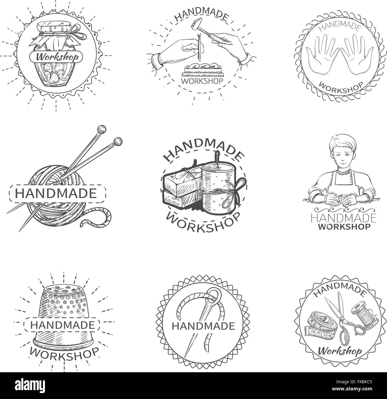 Designer clothing label Stock Vector Images - Alamy