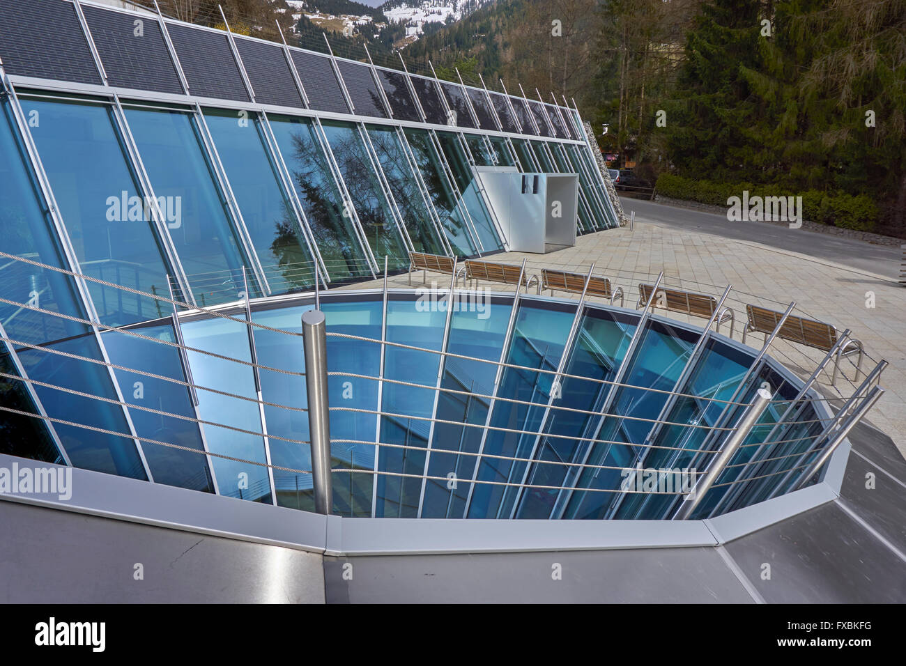 Alpbach Congress, Convention & Conference Centre in Alpbach, Tyrol, Austria Stock Photo