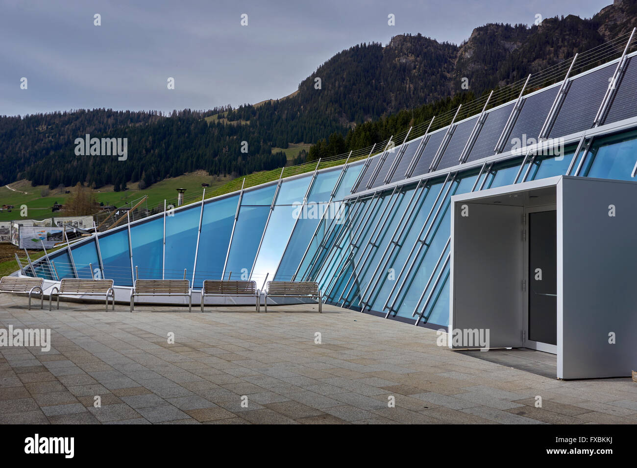 Alpbach Congress, Convention & Conference Centre in Alpbach, Tyrol, Austria Stock Photo