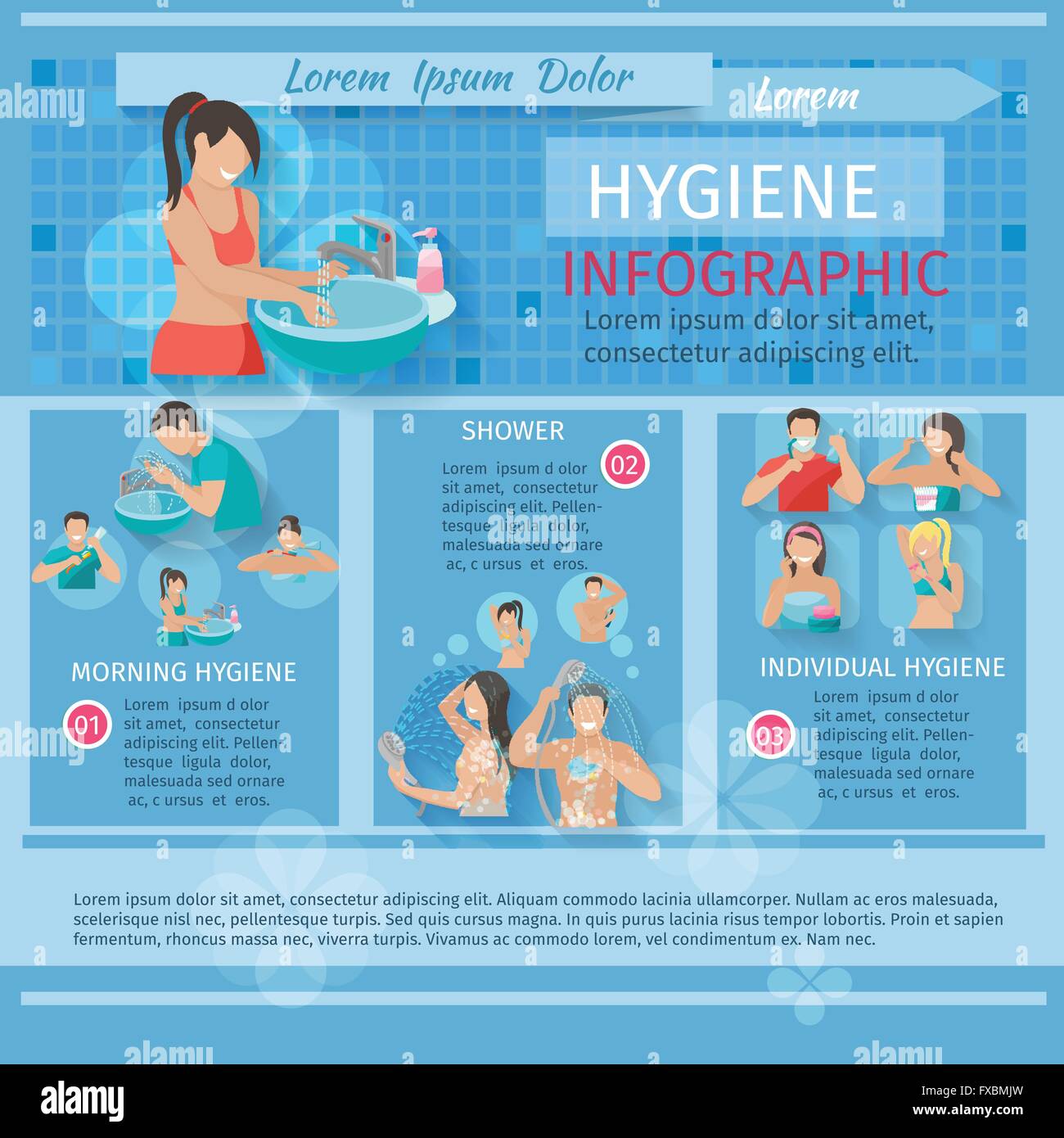 Hygiene Infographics Set Stock Vector Image & Art Alamy