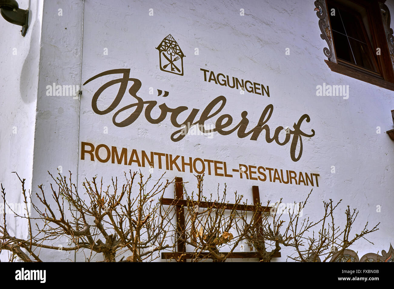 Boglerhof Hotel, Alpbach, via Brixlegg, Tyrol, Austria. Stock Photo