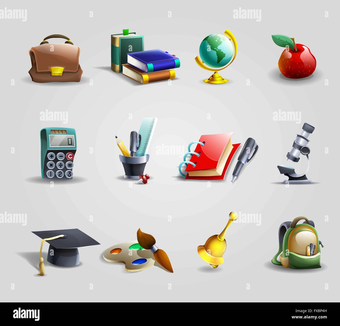 Education icons set Stock Vector Image & Art - Alamy