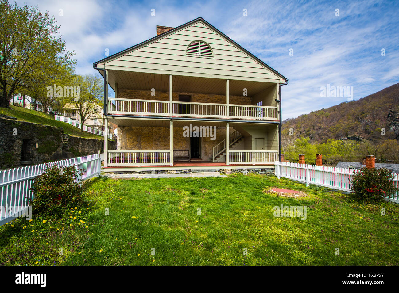 Historic building in Harpers Ferry, West Virginia Stock Photo Alamy