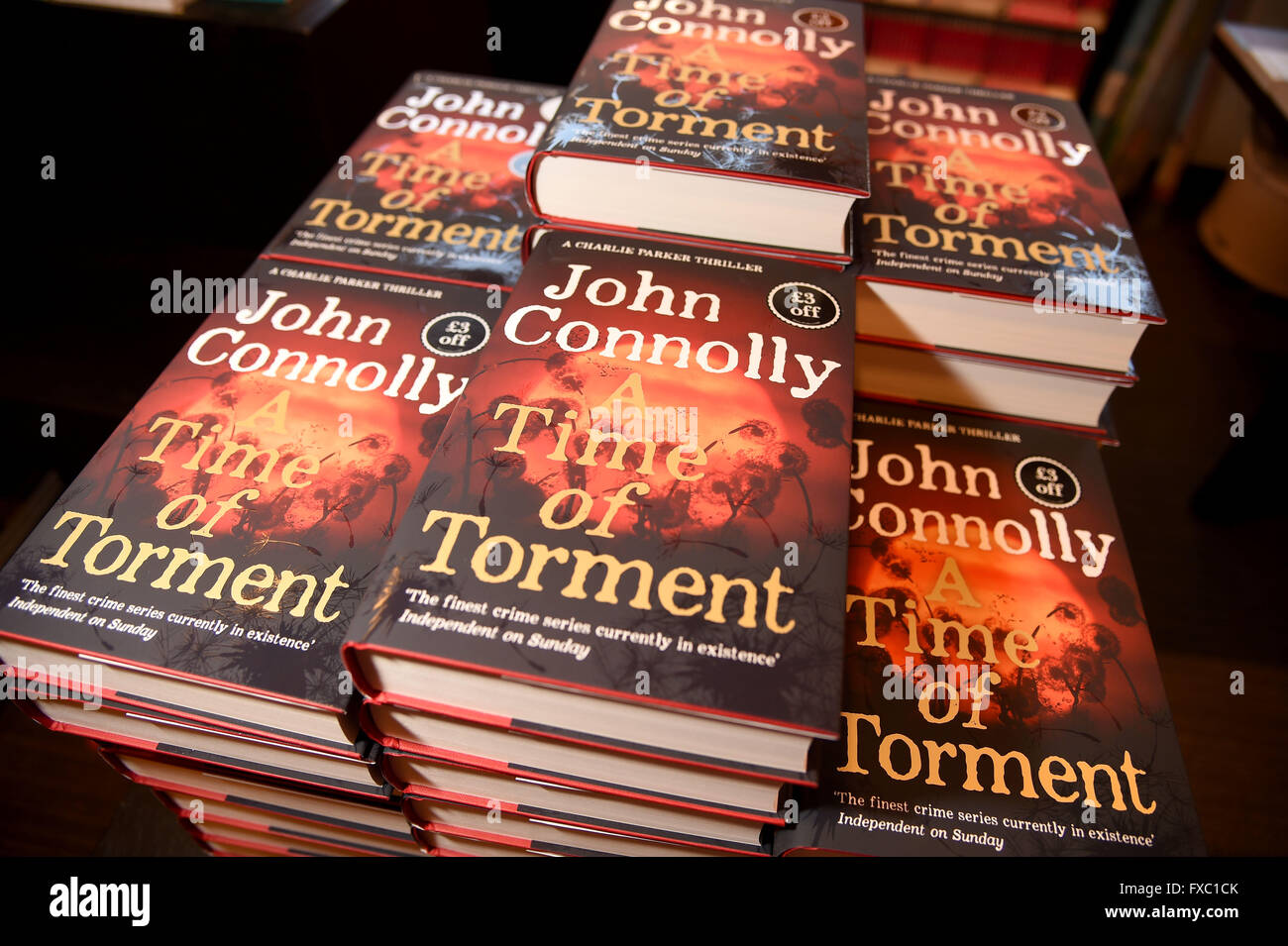 'A Time of Torment' book by John Connolly Stock Photo